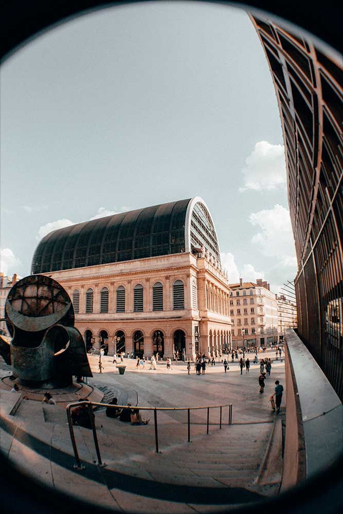 Photographie d'un bâtiment à Lyon